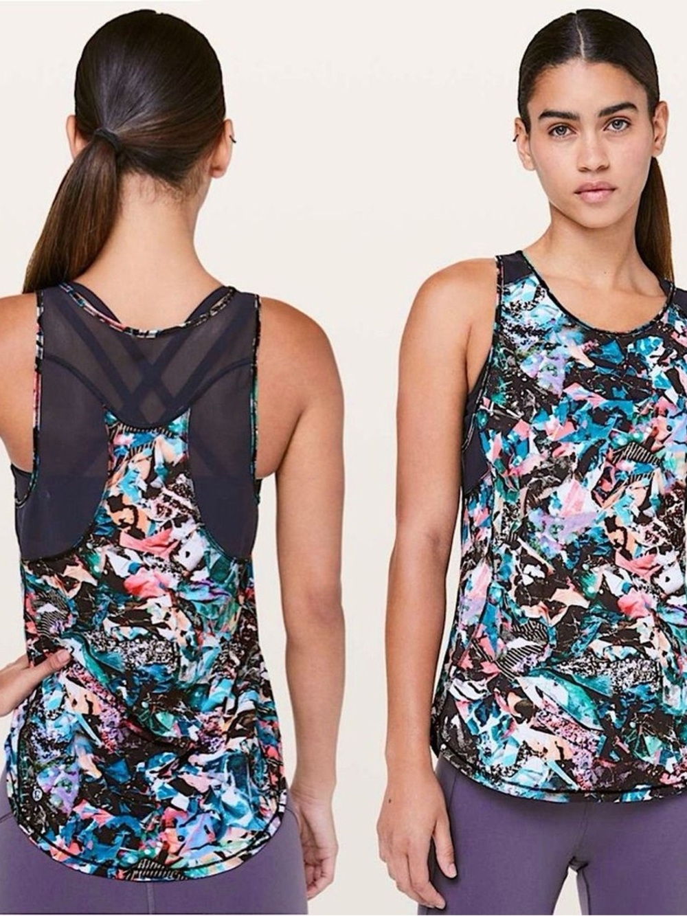 Lululemon Sculpt Tank II Color Crush Multi
